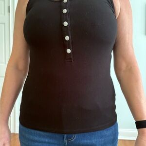 Generation Love Sleeveless Top with Diamonte flowers